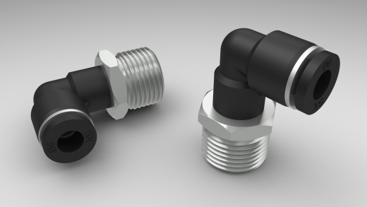 气管接头直角快插直通连接器coto velo PARA TUBO 6MM(MACHO BSP 3-8-19)缩略图
